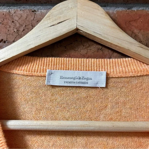 Ermenegildo Zegna Premium Cashmere V‑Neck Sweater Men’s 2XL – Made in Italy - Picture 3 of 9